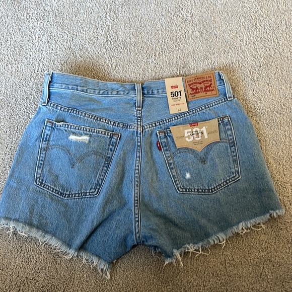 LEVI’S 501 Original Shorts Sansome Straggler - Picture 9 of 11